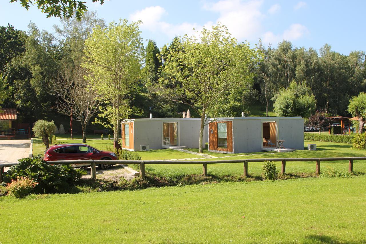 Bungalow Camping Los Manzanos Santa Cruz de Oleiros Exterior foto