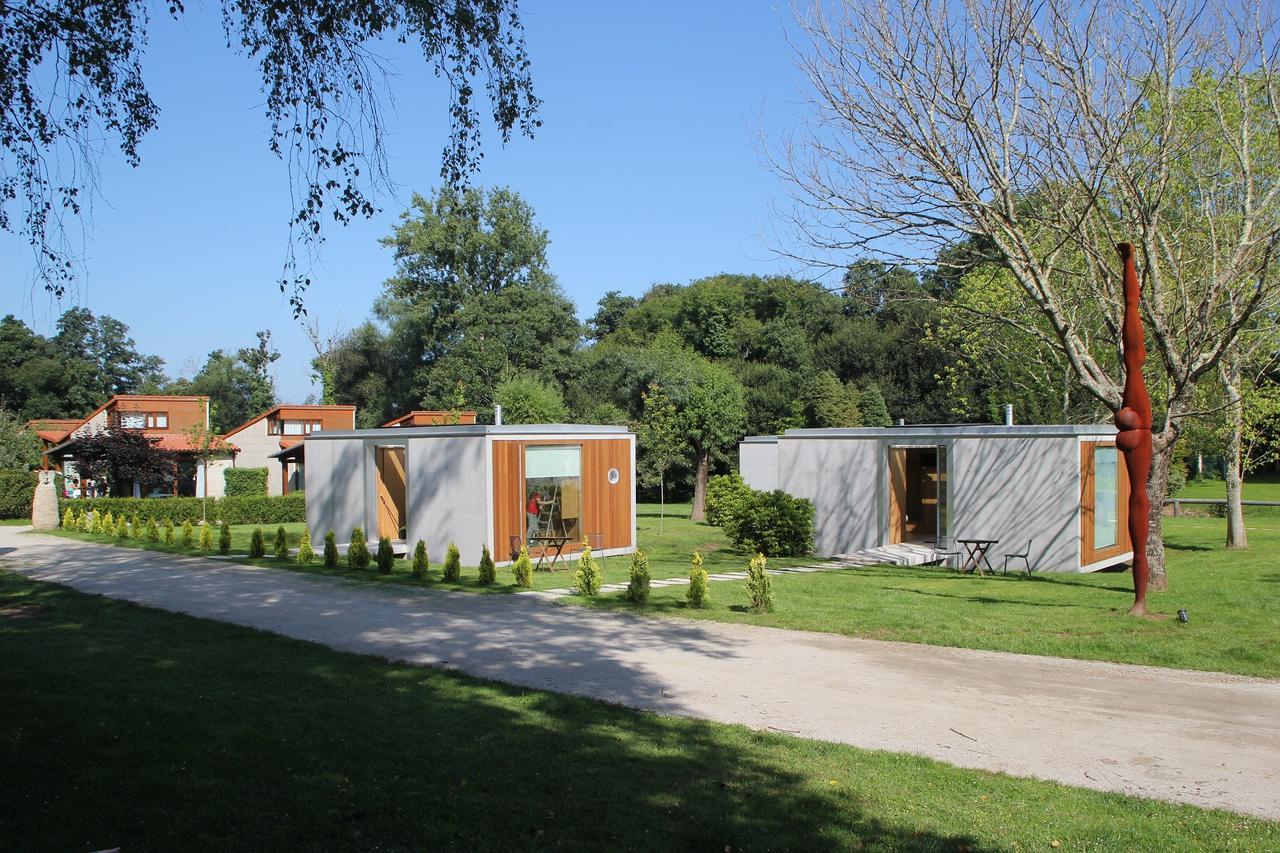 Bungalow Camping Los Manzanos Santa Cruz de Oleiros Exterior foto
