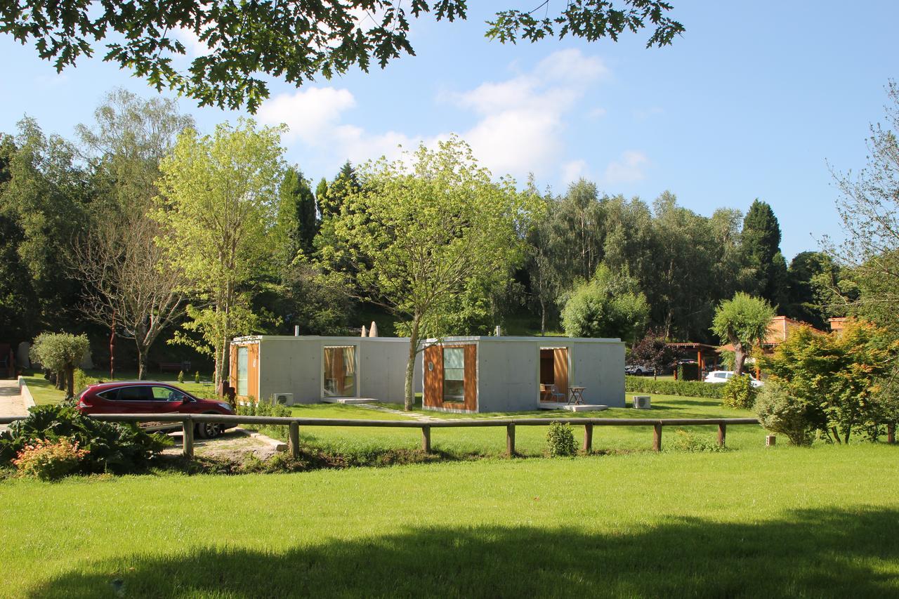 Bungalow Camping Los Manzanos Santa Cruz de Oleiros Exterior foto